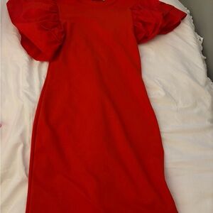 Zara Vibrant Red Top